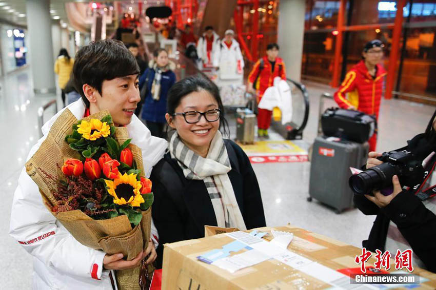 スピードスケート?ショートトラックの選手たちが北京に凱旋