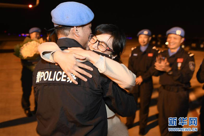 南スーダン派遣平和維持活動第6支隊が任務(wù)を終え中國に凱旋