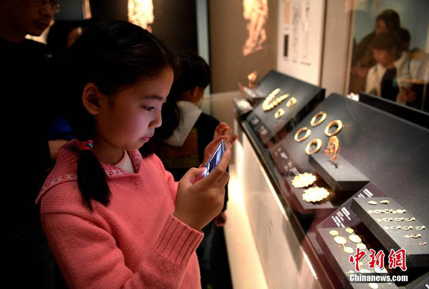 成都博物館でアフガニスタンの文化財を展示　來館者多數