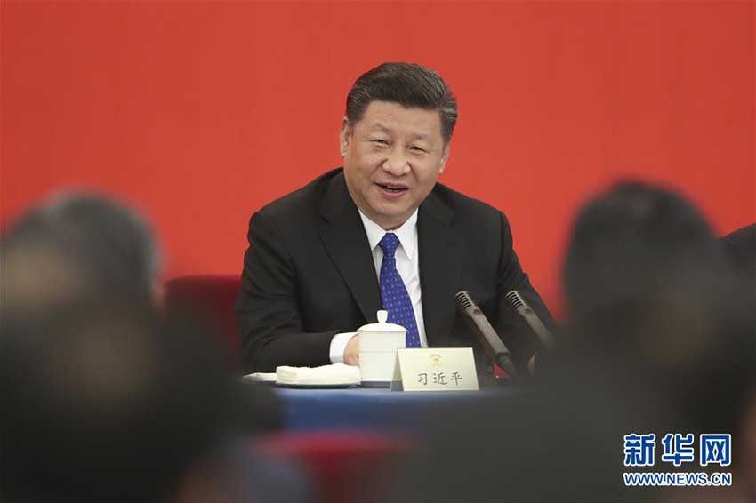 習(xí)近平國家主席が全國政協(xié)委員と対面