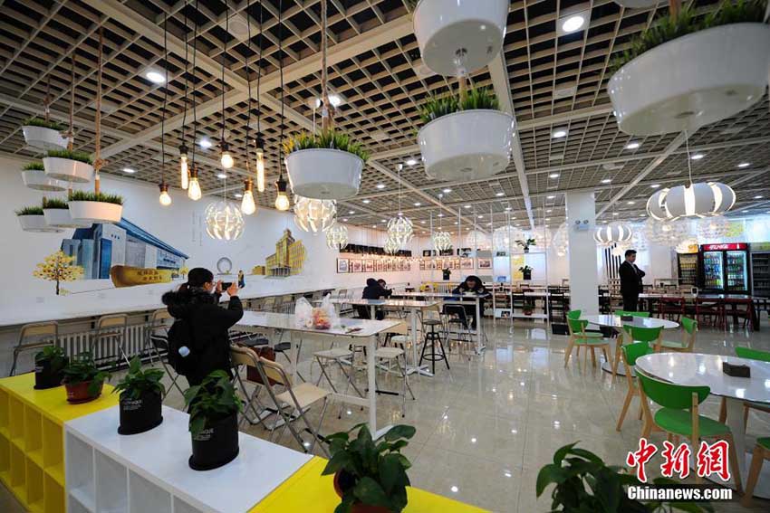 哈爾濱工業(yè)大學內(nèi)のオシャレで優(yōu)雅な新食堂が話題に