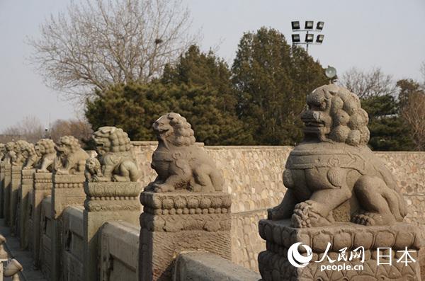 日本の大學(xué)生の訪中団　盧溝橋で歴史を?qū)Wぶ