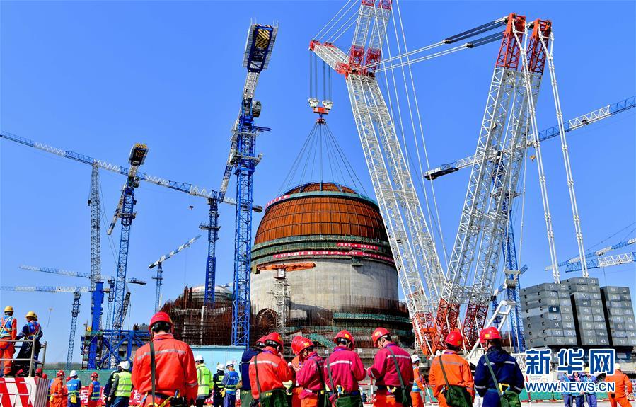 中國2基目となる「華竜1號」のドーム設(shè)置を完了