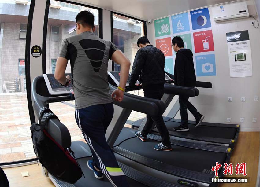 成都市に「コンテナ」を改造した24時(shí)間営業(yè)のジム登場　四川省