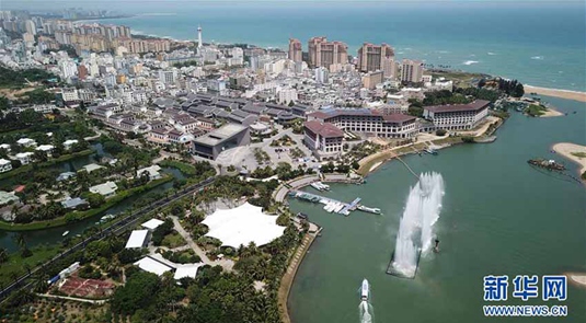 空から眺めたボアオ?アジアフォーラム會(huì)場(chǎng)の豊かな自然