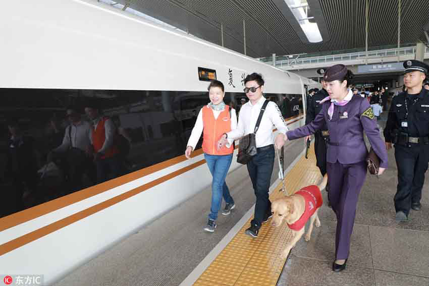 浙江省始発の北京行き「復(fù)興號(hào)」が初運(yùn)行、4時(shí)間半で北京に到著