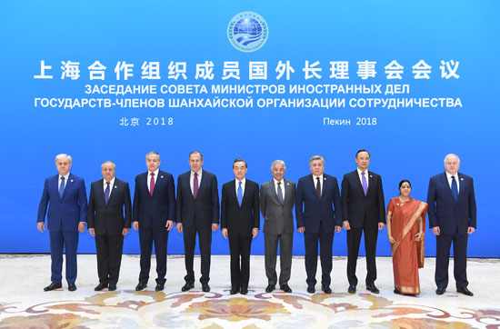 王毅外交部長　上海協(xié)力機(jī)構(gòu)の協(xié)力深化で6提案