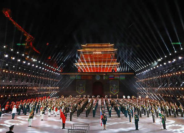 「平和のファンファーレ2018」上海協(xié)力機構(gòu)第5回軍楽節(jié)が北京市で開幕