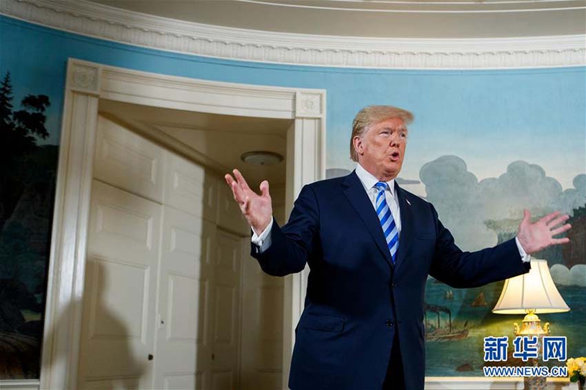 米トランプ大統(tǒng)領(lǐng)、イラン核合意からの離脫を発表