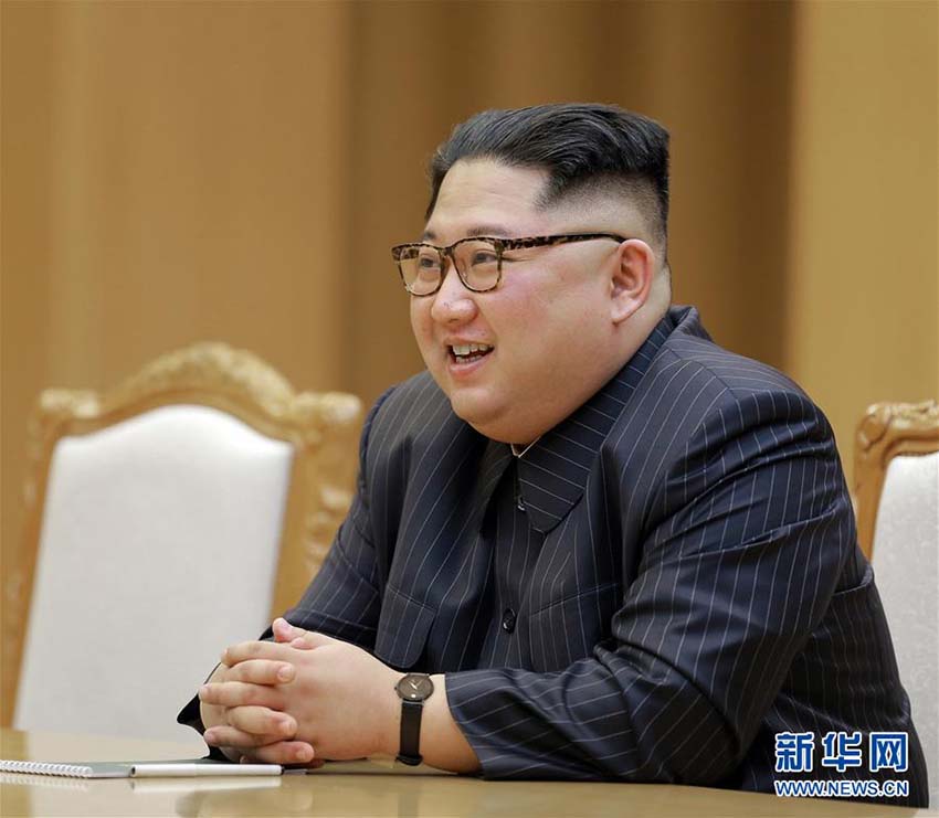 朝鮮の金正恩氏がポンペオ米國務(wù)長官と平壌で會談