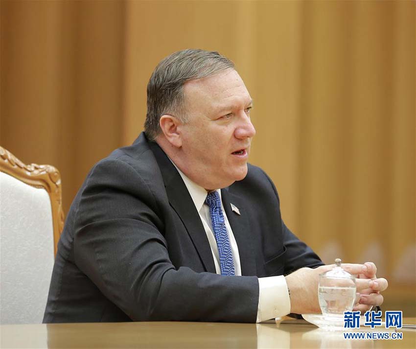 朝鮮の金正恩氏がポンペオ米國務(wù)長官と平壌で會(huì)談