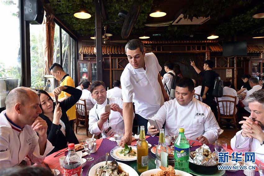 広州の食材でミシュランシェフが自慢の腕振るう