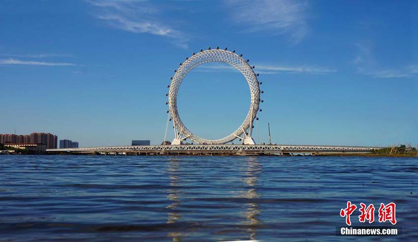 山東省の世界最大の軸なし観覧車「渤海の眼」が正式に運(yùn)営開始