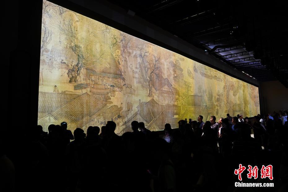 國際博物館の日　故宮で「清明上河図3.0」上映