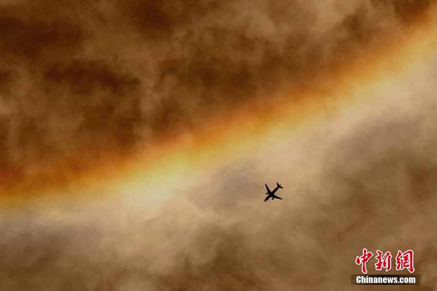 ラサ市上空に珍しい日暈出現(xiàn)　チベット自治區(qū)