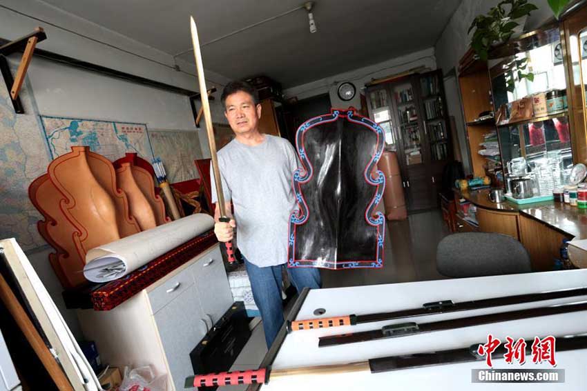 古代兵器好きが高じて24年間で複數の秦代の兵器を再現　西安市