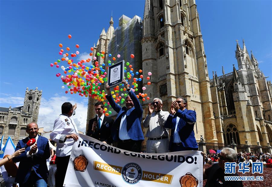 スペイン?レオン、世界最大のビーフジャーキーが登場