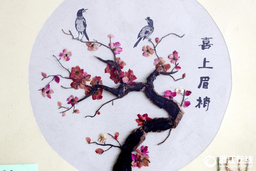 畫材は漢方薬！中醫(yī)學(xué)病院の看護(hù)師たちによるユニークアート　浙江省