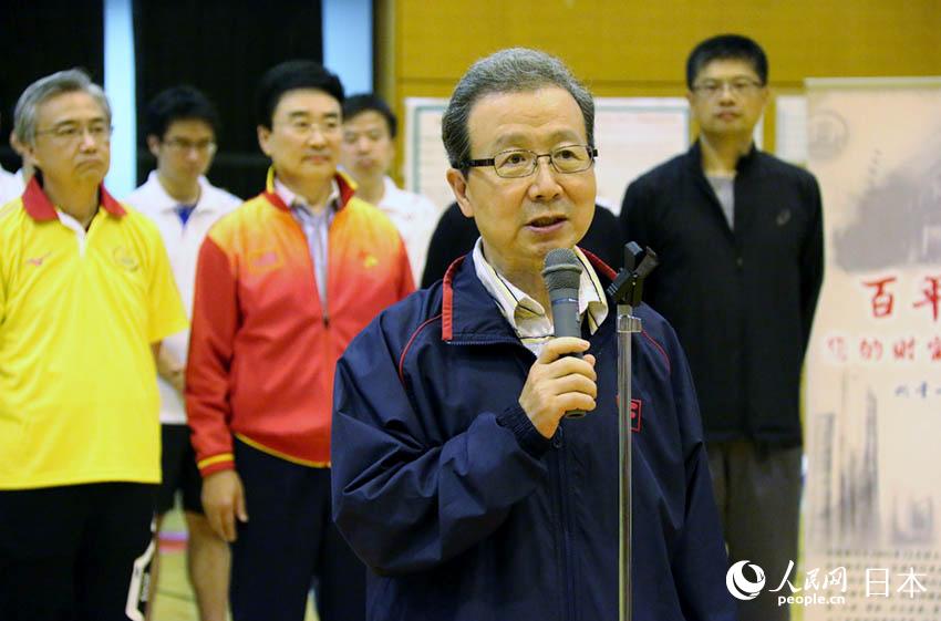 東京で中日友好交流深める在日華人バドミントン公式戦