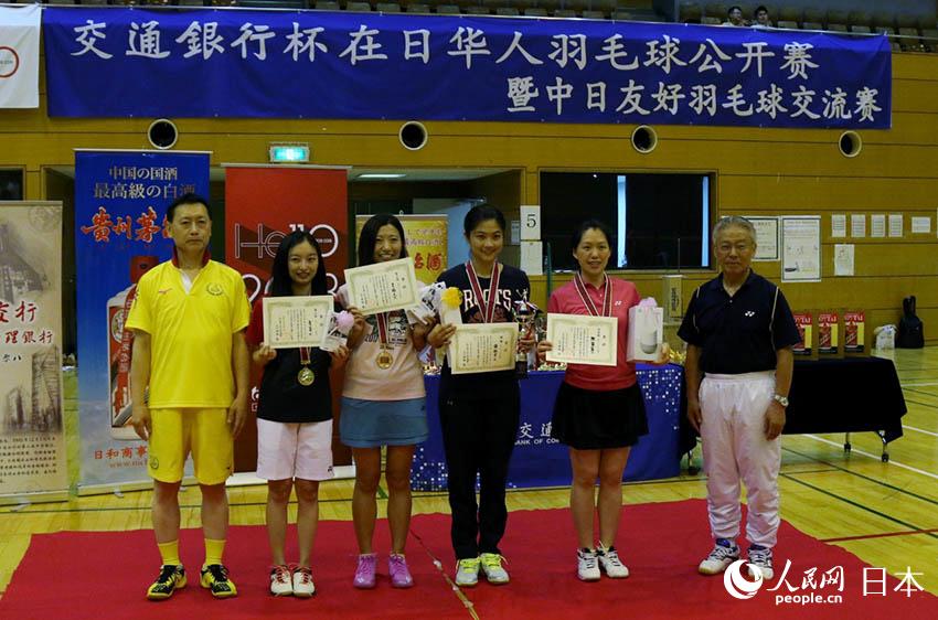 東京で中日友好交流深める在日華人バドミントン公式戦