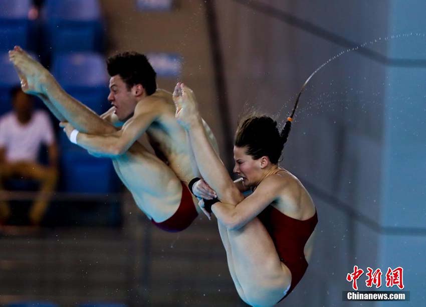飛込ワールドカップ開幕、シンクロダイビング10m高飛込で中國代表が優(yōu)勝