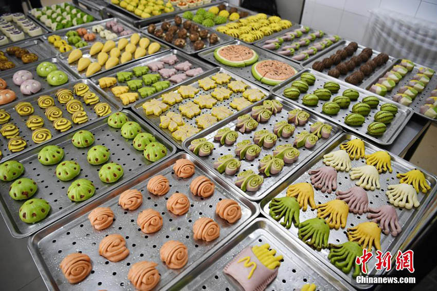 こんなデザインも？吉林大學(xué)の學(xué)食で人気のユニークなマントウ