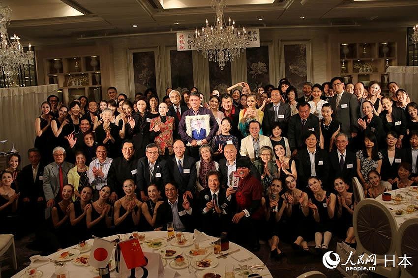 中國(guó)蕓術(shù)家代表団が東京で松山バレエ団の創(chuàng)立70周年を祝うパーティー開(kāi)催