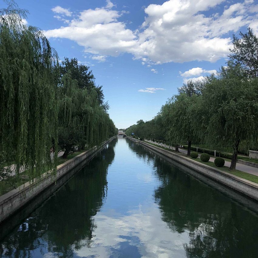 北京、澄み切った青空に「わた雲(yún)」出現(xiàn)