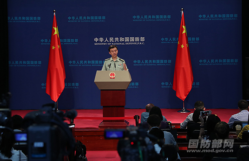 國防部、解放軍の行動は「臺灣獨立」分裂勢力を念頭に置いたもの