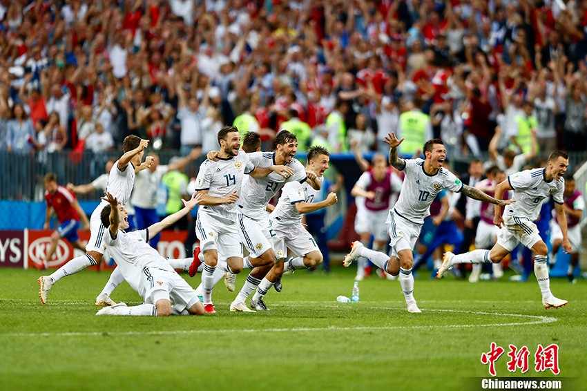 PK合戦を制し、開催國ロシアが強(qiáng)豪スペイン下し、ベスト8進(jìn)出！