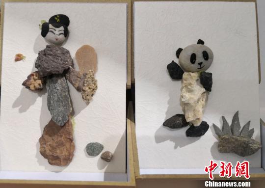 ゴビ砂漠の小石がアート作品に大変身！　甘粛省