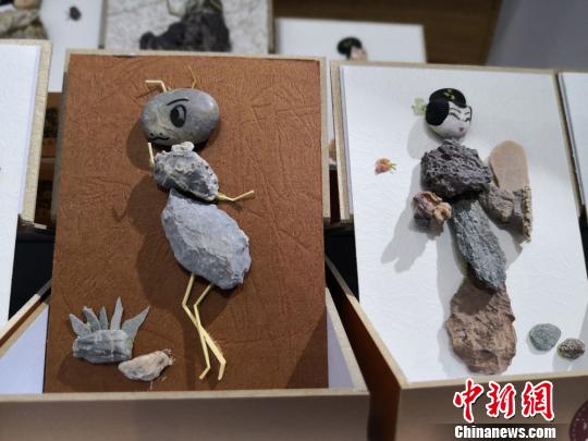 ゴビ砂漠の小石がアート作品に大変身！　甘粛省
