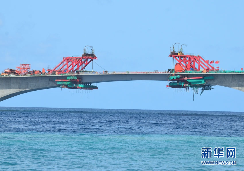 中國(guó)?モルディブ友誼大橋、閉合作業(yè)を終えて全區(qū)間が開(kāi)通