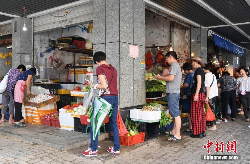 臺風(fēng)一過の福州市、企業(yè)760社以上が次々と営業(yè)再開　福建省