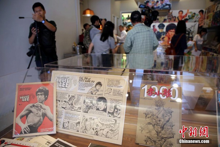香港地區(qū)のブルース?リー會(huì)、「ブルース?リー?コミック展示會(huì)」を開催