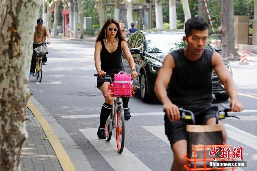 上海で猛暑続く
