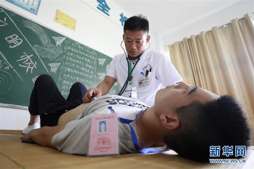 2018年度中國(guó)徴兵審査が8月1日からスタート