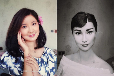 有名人そっくりメイクの達人、モナ?リザなどに大変身