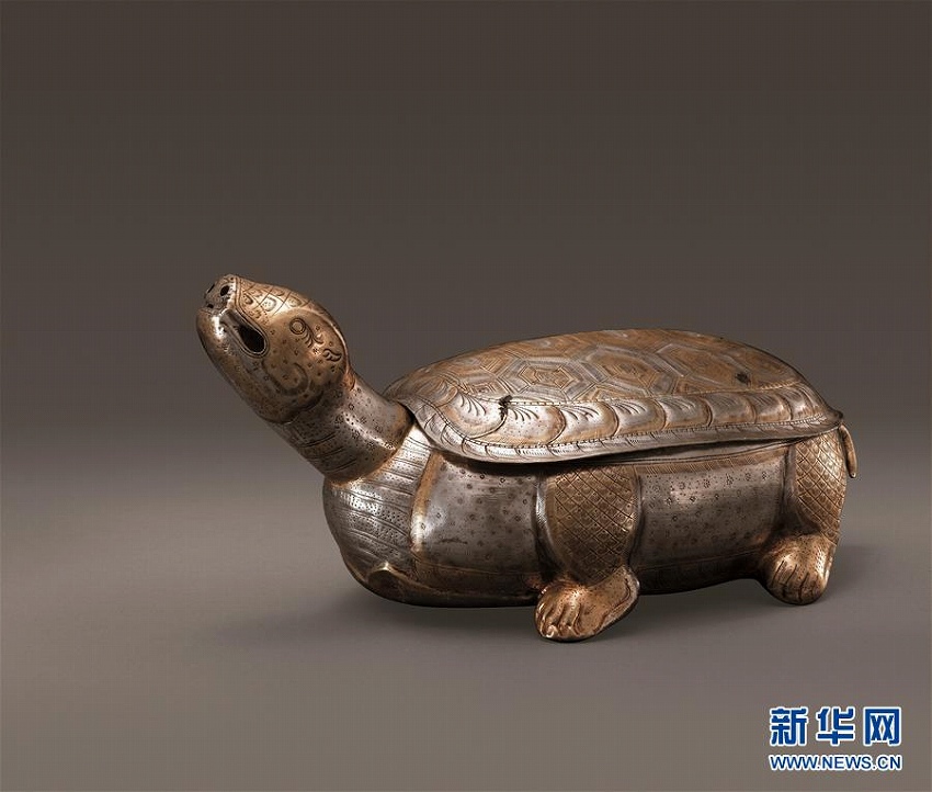 法門寺の中國國家一級文化財(cái)「鎏金銀亀箱」、実際は香爐？　陝西省