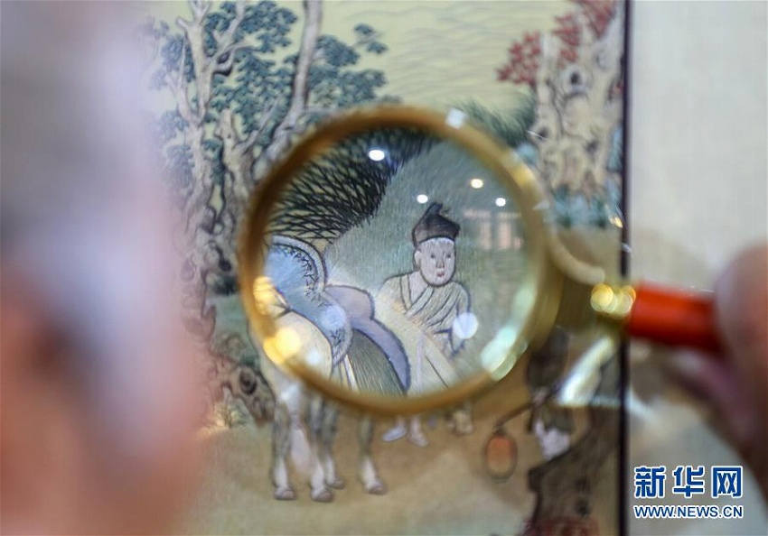 蘇繡で蘇る數(shù)々の名畫(huà)　江蘇省