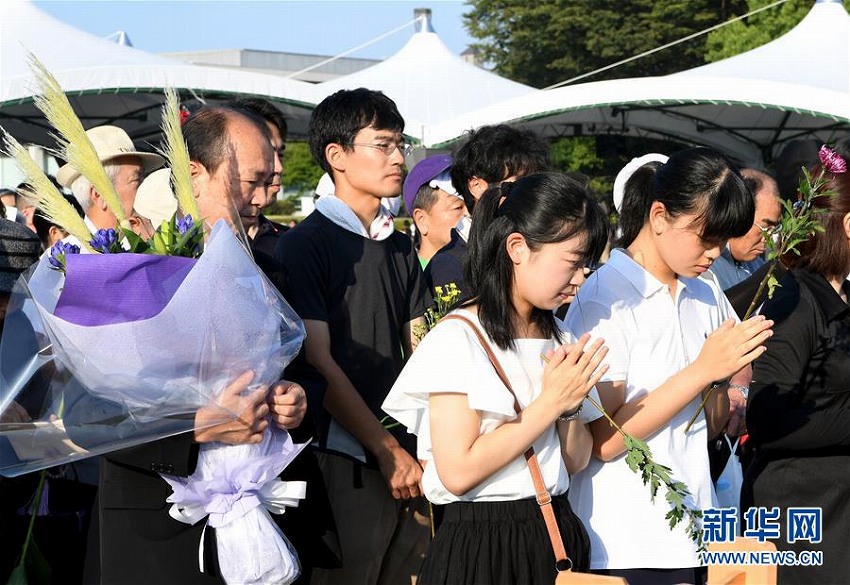 原爆投下から73年、広島で平和記念式典
