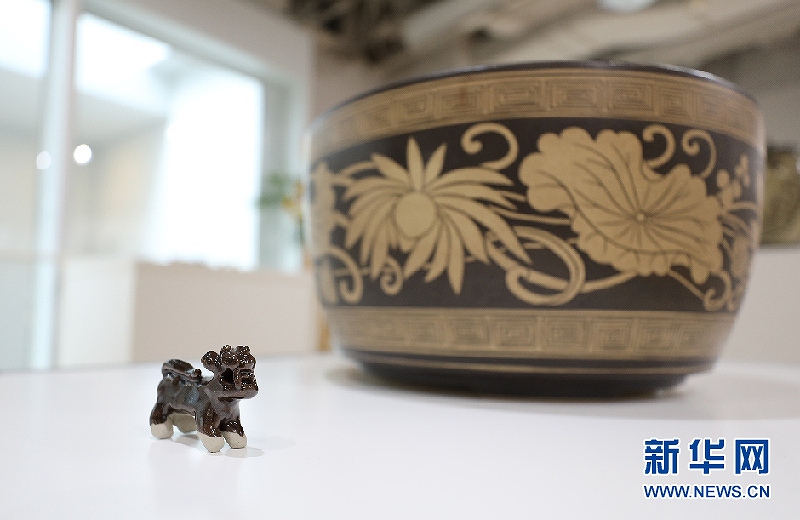 中國の無形文化遺産?吉州窯の陶磁器が橫浜で展示