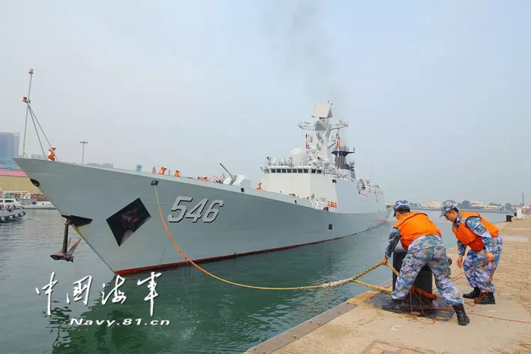 海軍28次護衛(wèi)艦隊が凱旋