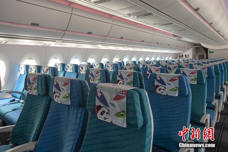 パンダ好きにはたまらない？四川航空にパンダ描いたエアバスA350初登場
