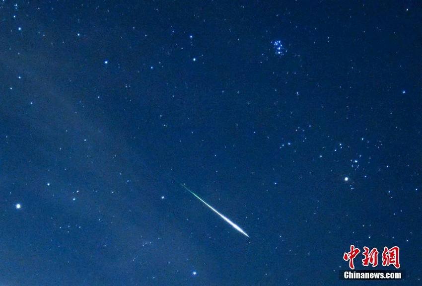  香港地區(qū)の夜空を彩るペルセウス座流星群