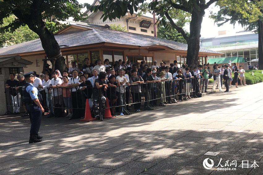 73回目の敗戦記念日、靖國(guó)神社に政府要人が次々參拝