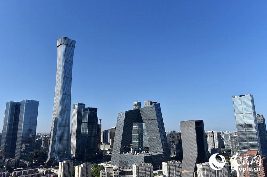 北京市の1-7月のPM2.5平均濃度が前年比で14.1％減に