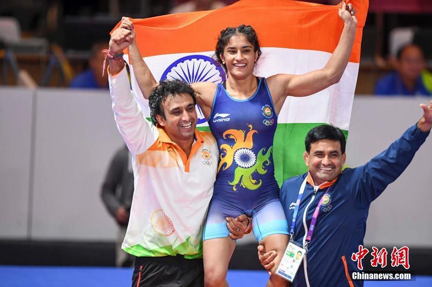 インド映畫(huà)「ダンガル」再び！主役モデルの姪がレスリング女子で金メダル