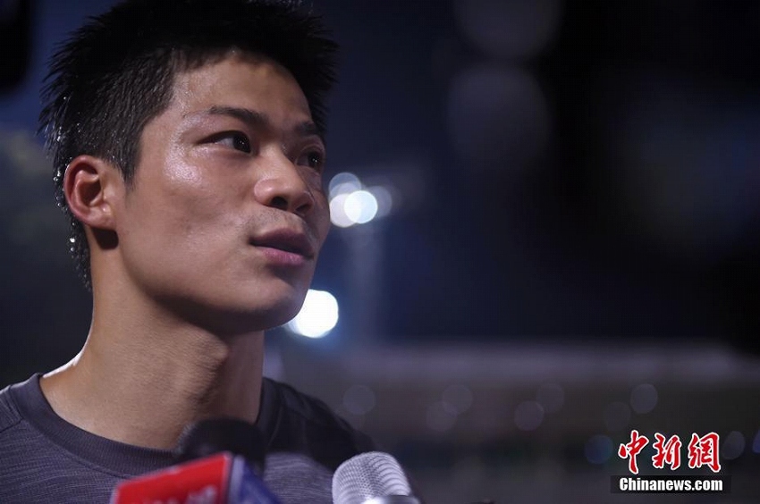 男子陸上の蘇炳添選手、アジア競(jìng)技大會(huì)で初トレーニング　目標(biāo)は金メダル