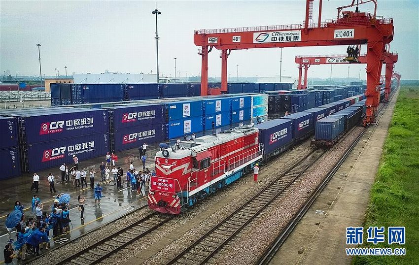 ハンブルク発の中歐班列が武漢市に到著　運行本數(shù)が1萬本に到達